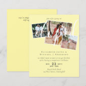 BUDGET Elopement Invitations FOTO Collage (Voorkant / Achterkant)