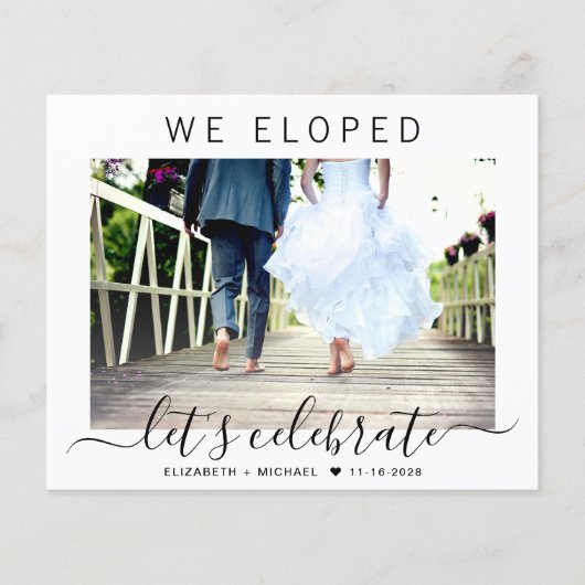 Budget Elopement Photo Reception (Voorkant)