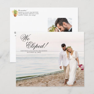 Budget Elopement Tropical Pineapple Weduwfoto