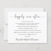 Budget Elopement Wedding Reception Foto (Voorkant)