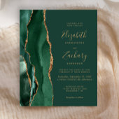 Budget Emerald Green Agate Wedding