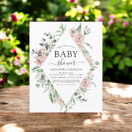 Budget Emerald Green Baby shower Floral