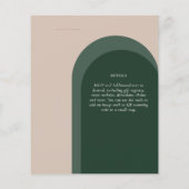 BUDGET Emerald Green Bold Wedding (Achterkant)
