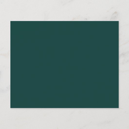 Budget Emerald Green Floral sparen de Datum (Achterkant)