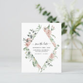 Budget Emerald Green Floral sparen de Datum (Staand voorkant)