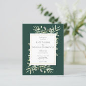 Budget Emerald Green Foliage Weddenschap Foto Uitn (Staand voorkant)