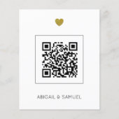 Budget Emerald Green QR Code All in One Wedding (Voorkant)