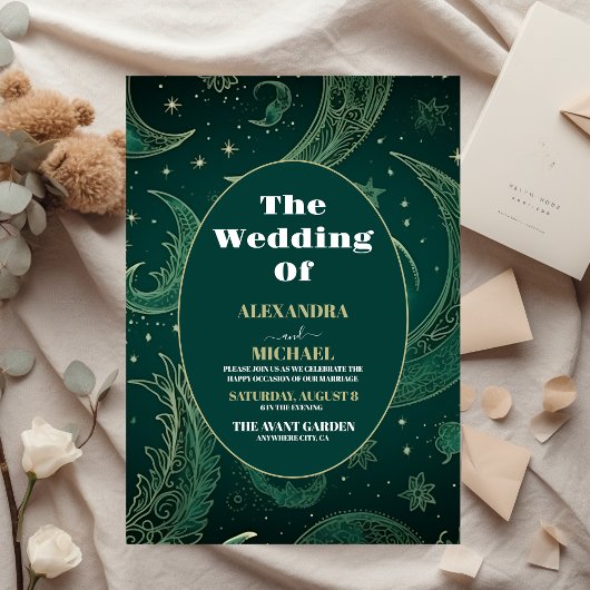 Budget Emerald Groen Goud Hemelse Bruiloft