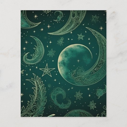 Budget Emerald Groen Goud Hemelse Bruiloft (Achterkant)