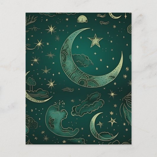 Budget Emerald Groen Goud Hemelse Bruiloft (Achterkant)