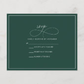 Budget Emerald RSVP Flyer (Voorkant)