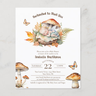 Budget Enchanted Fairy Herfst Woodland Baby shower
