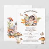 Budget Enchanted Fairy Herfst Woodland Baby shower (Voorkant / Achterkant)