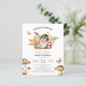 Budget Enchanted Fairy Herfst Woodland Baby shower (Staand voorkant)