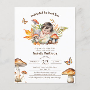 Budget Enchanted Fairy Herfst Woodland Baby shower