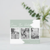 BUDGET Engagement Foto SAVE the DATE Salie Groen (Staand voorkant)