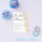 Budget Engagement Party Invitation Flyer (Enkel)