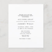 Budget Engagement Party Invitation Flyer (Voorkant)