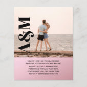 BUDGET Engagement Party - Uitnodigingfoto - BOLD T (Voorkant)