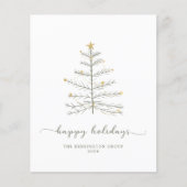 Budget Enterprise Prettige feestdagen kerstboom (Voorkant)