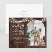 BUDGET Er is geen plek zoals thuis hout foto verpl (Voorkant / Achterkant)