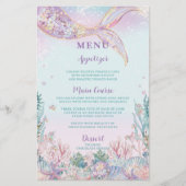 Budget etherische zeemeermin onder het Zee Menu Sh (Voorkant)