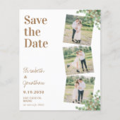 Budget Eucalyptus 3 Foto QR Code Save the Date (Voorkant)
