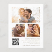 BUDGET Eucalyptus 3 foto QR Evening Party nodigt u (Achterkant)