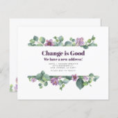 Budget Eucalyptus Adres Wijziging Aankondiging (Voorkant / Achterkant)