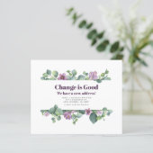 Budget Eucalyptus Adreswijziging Aankondiging (Staand voorkant)