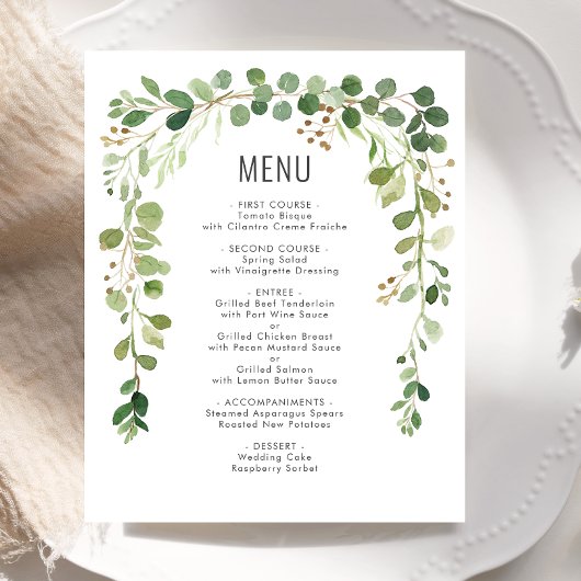 Budget Eucalyptus Arch Botanische bruiloft