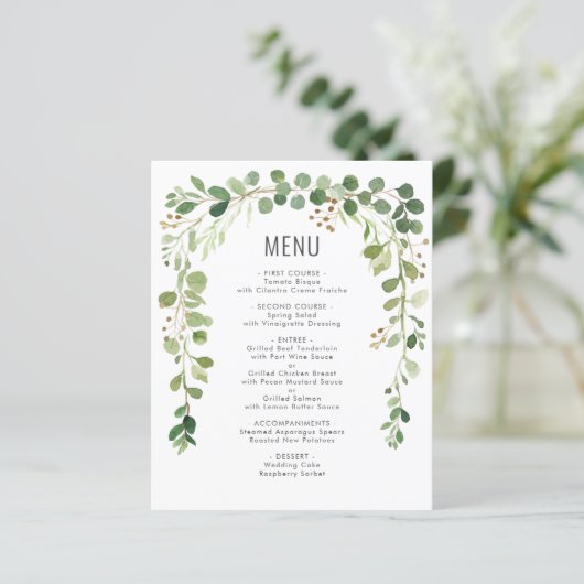 Budget Eucalyptus Arch Botanische bruiloft (Staand voorkant)