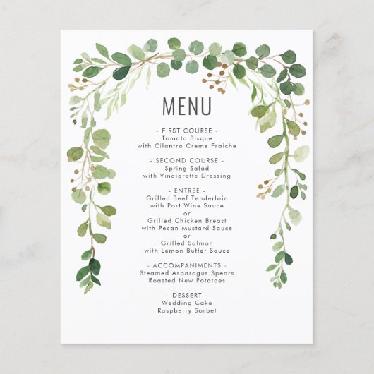 Budget Eucalyptus Arch Botanische bruiloft (Voorkant)