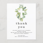 Budget Eucalyptus Bladeren Kruis Doop Bedankt (Voorkant)