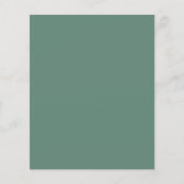 Budget Eucalyptus Boog Huwelijksuitnodiging (Achterkant)