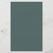 Budget Eucalyptus Botanical Weduwen Uitnodiging (Achterkant)