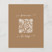 Budget Eucalyptus Botanische QR Code Weddenschap U (Achterkant)