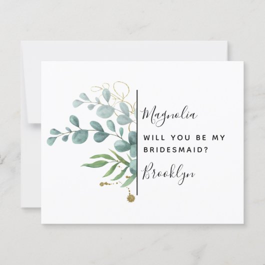 BUDGET Eucalyptus Bridemed Voorstel (Voorkant)