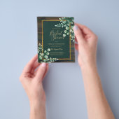 BUDGET Eucalyptus BRUIDSSCHENKERIJ Groen Goud QR F Flyer (Hand)