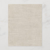 BUDGET Eucalyptus Burlap Weduwen sparen de datum Flyer (Achterkant)