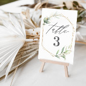 Budget eucalyptus elegant trouwlijstnummers kaart