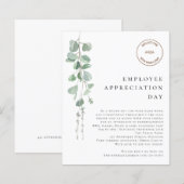 Budget Eucalyptus Employee Appreciation Day Logo (Voorkant / Achterkant)