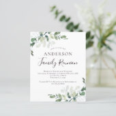 Budget Eucalyptus Family Reunion Uitnodiging (Staand voorkant)