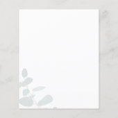 Budget Eucalyptus Faux Gold Lijst behalve datum (Achterkant)