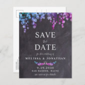 Budget Eucalyptus Foliage S QR Code Save the Date (Voorkant / Achterkant)