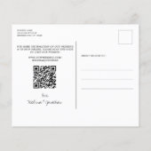 Budget Eucalyptus Foliage S QR Code Save the Date (Achterkant)