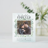 Budget Eucalyptus Forever Verloving Aankondiging (Staand voorkant)