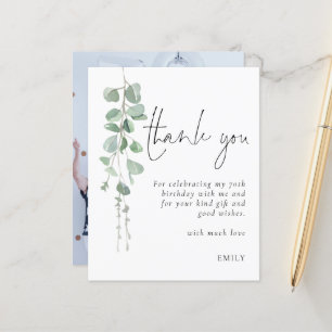 Budget Eucalyptus Foto 70e verjaardag Dank u