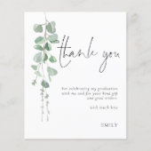 Budget Eucalyptus Foto Afstuderen Dank u (Voorkant)