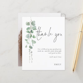 Budget Eucalyptus Foto Afstuderen Dank u